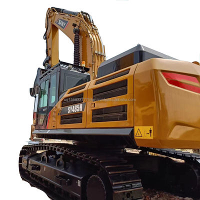 Peso operacional de 48 toneladas SANY SY485H Excavadora de rastreamento em ótimo estado