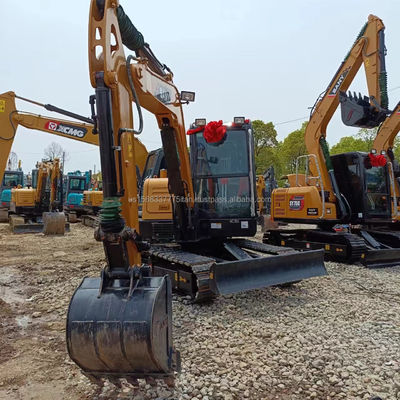 Excavadora Sany60c Sany 60C usada 6TON Peso operacional e capacidade de balde 0,28M3
