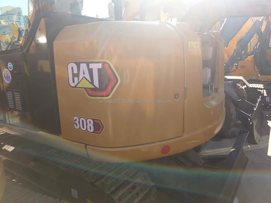 Cat 308 Excavadora com válvula hidráulica original Caterpillar usada 7760 KG Peso da máquina
