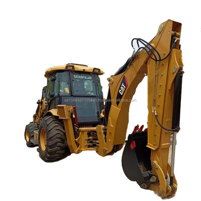 Carregador de retroescavadeira usado para lojas de materiais de construção Caterpillar 420F Máquinas de segunda mão