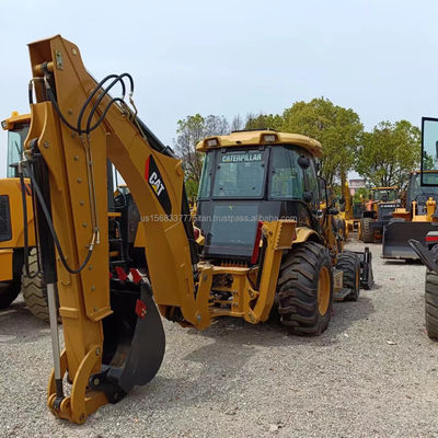 Carregador de retroescavadeira usado para lojas de materiais de construção Caterpillar 420F Máquinas de segunda mão