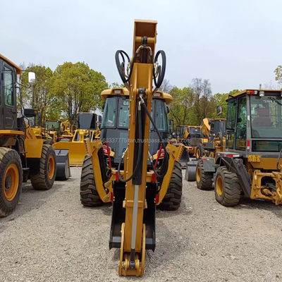 Carregador de retroescavadeira usado para lojas de materiais de construção Caterpillar 420F Máquinas de segunda mão