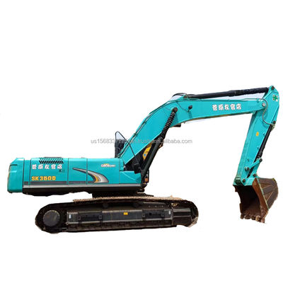 Excavadora Kobelco SK350 de segunda mão com 197kw de potência e capacidade de balde de 1M3 no mercado