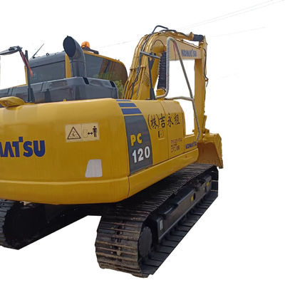 Excavadora Komatsu PC120 90% Excelente do Japão Anfíbio Usado Peso Operativo 13 toneladas