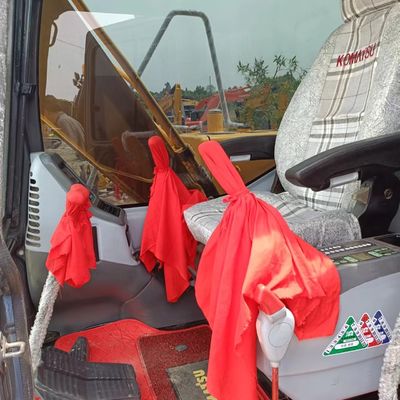 Peso operacional de 13 toneladas Excavadora Komatsu PC130 usada com válvula hidráulica original