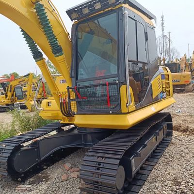 13 toneladas Peso de operação Komatsu PC130 Excavadora usada Design original Bom estado