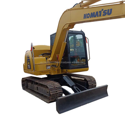 cilindro hidráulico original Komatsu PC70 escavadeira usada 7000 kg peso da máquina