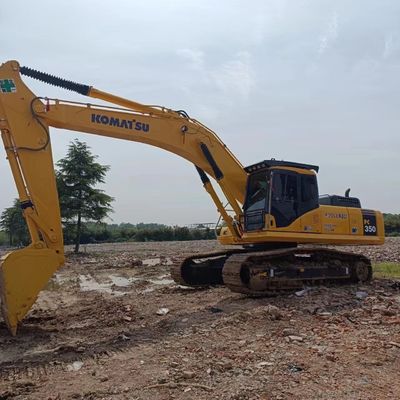 Excavadora original KOMATSU350 de 35 toneladas, em bom estado e de grande capacidade