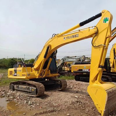 Excavadora original KOMATSU350 de 35 toneladas, em bom estado e de grande capacidade