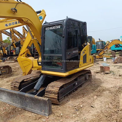 Shanghai Used Excavator Komatsu PC100 Digger Machine 10 toneladas de peso operacional para o seu