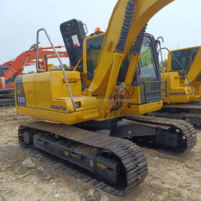 6000 KG Komatsu PC120 Excavadora de rolagem usada com bomba hidráulica original
