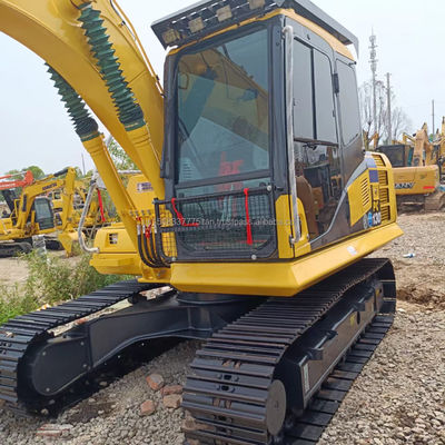Excavadora original japonesa Komatsu PC130 com capacidade de balde de 0,48M3 e baixas horas de trabalho
