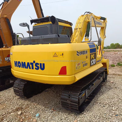 Excavadora original japonesa Komatsu PC130 com capacidade de balde de 0,48M3 e baixas horas de trabalho