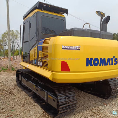 Excavadora original japonesa Komatsu PC130 com capacidade de balde de 0,48M3 e baixas horas de trabalho
