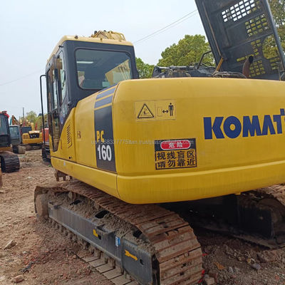 Excavadora usada Komatsu PC160 Excavadora de 16 toneladas Excavadora de rastreador hidráulico válvula hidráulica original