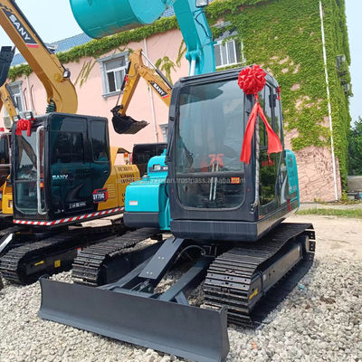 cilindro hidráulico original usado Kobelco escavadeira SK75 8Ton 0,5M3 Capacidade de balde