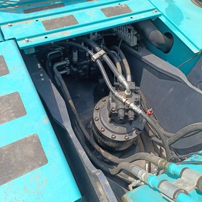 SK75 Excavadoras Kobelco usadas com capacidade de balde de 1,6 m3 e bomba hidráulica original