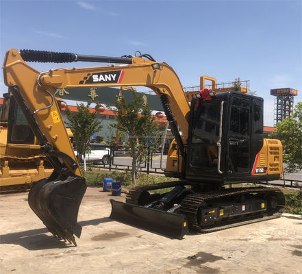Excavadora SANY SY75C Pro de segunda mão Máquina de construção hidráulica de alto desempenho