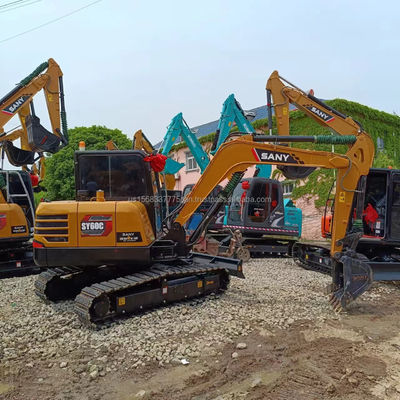 Excavadora Sany SY60C 6TON Peso operacional Baixa duração e excelente desempenho