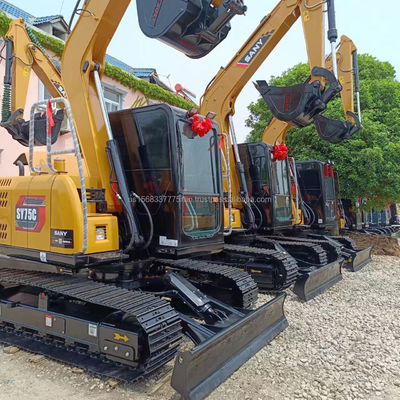 Excavadora Sany SY 75C 2016 Ano 0-2000 Horas de trabalho Adequadas para os Requisitos do Cliente