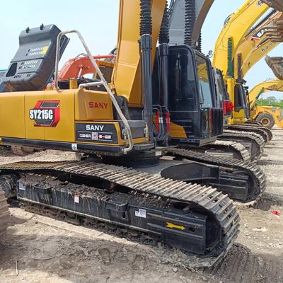 Excavadora Sany SY215C com escavadora Sany 215 original e cilindro hidráulico