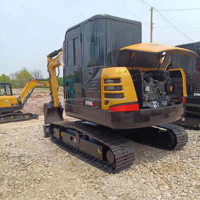 Excavadora Sany SY60C usada com capacidade de balde de 0,28M3 e peso da máquina de 6000 KG