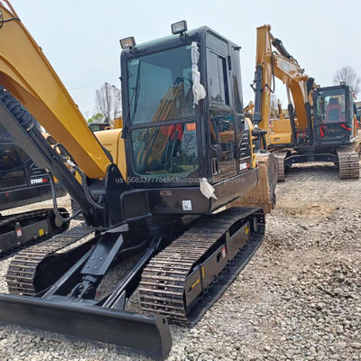 Excavadora Sany SY60C Usada com Excelente Desempenho e Valva Hidráulica Original