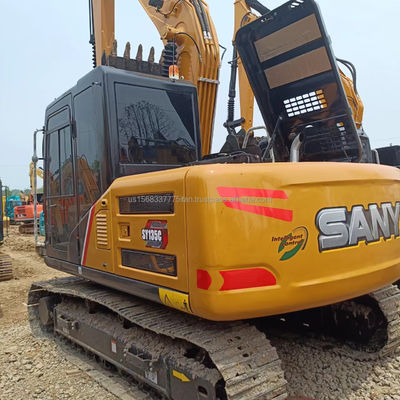 Excavadora Sany SY135C usada com excelente desempenho e válvula hidráulica original