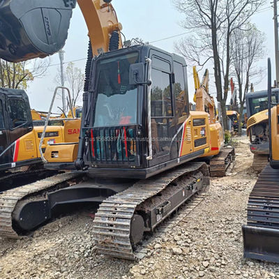 Excavadora Sany SY135C usada com capacidade de balde de 0,6M3 e válvula hidráulica original