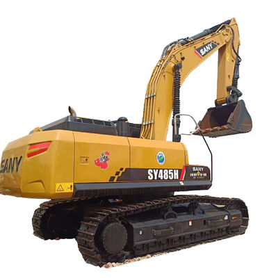 Usado 2023 SANY SY485H Hydraulic Crawler Excavator 48,5Tons com 2.5m3 Capacidade de Balde