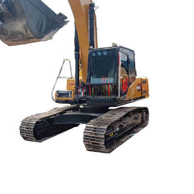 Excavadora Sany SY215C usada com capacidade de balde de 1,2 M3 e válvula hidráulica original