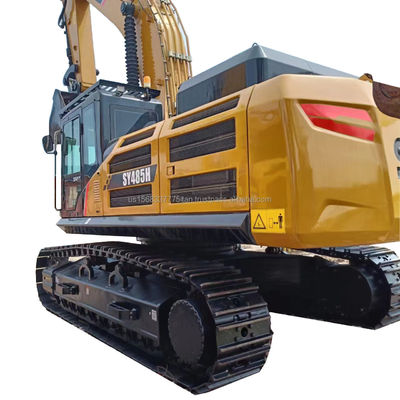 SANY SY485H Excavadora Crawler com capacidade de balde de 2,23m3 e bomba hidráulica original