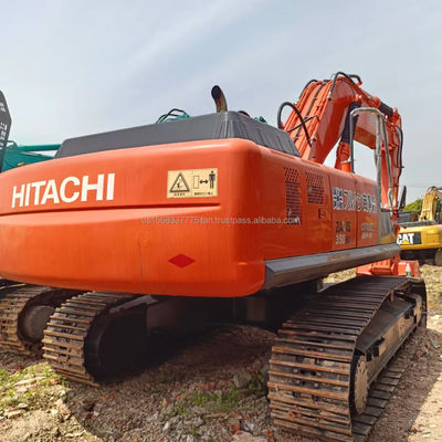 Excavadora usada Hitachi ZX350 feita no Japão com 184 kW de potência e poucas horas de trabalho