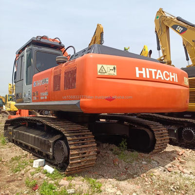 Excavadora usada Hitachi ZX350 feita no Japão com 184 kW de potência e poucas horas de trabalho