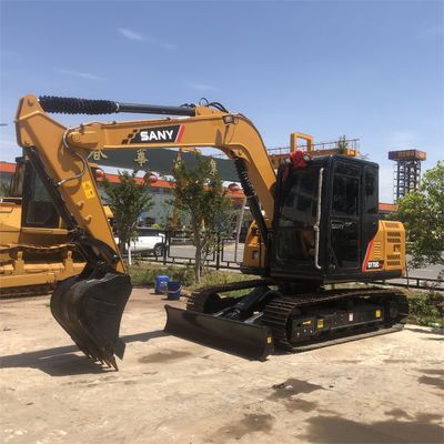 41.1 kw Motor SANY SY75C Pro Excavator Excelente desempenho de trabalho garantido