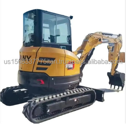 Excavadora mini SANY SY35U com motor ISUZU de 3,5 toneladas de peso operacional