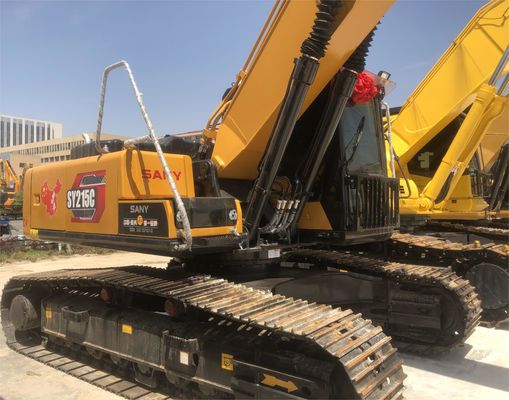 Excavadora SANY SY215C de segunda mão 21.5 toneladas Peso da máquina com motor SANY Modelo 2016