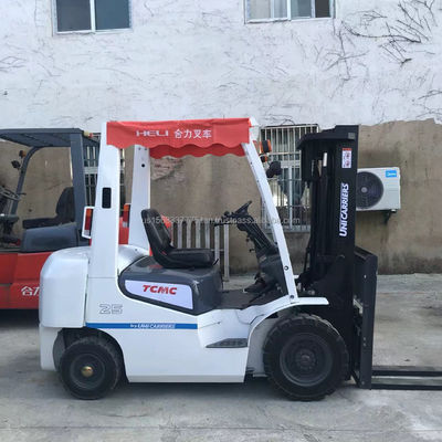 Japão TCM Forklift Manufacture 2,5 toneladas de empilhadeiras usadas com válvula hidráulica original