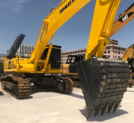 Excavadora japonesa Komatsu PC450-7 com motor e sistema hidráulico originais