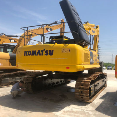 Excavadora japonesa Komatsu PC450-7 com motor e sistema hidráulico originais