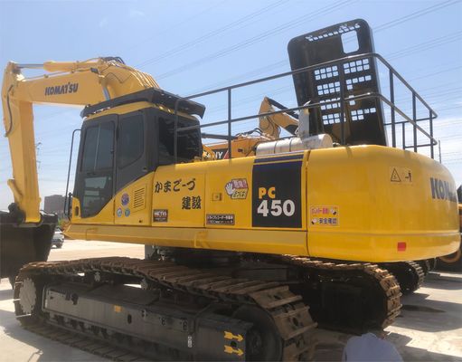 48 toneladas Komatsu PC450 Excavator Usado Máquina de rastreamento hidráulico com baixo custo de manutenção