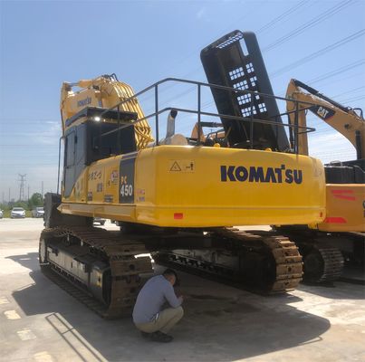 48 toneladas Komatsu PC450 Excavator Usado Máquina de rastreamento hidráulico com baixo custo de manutenção