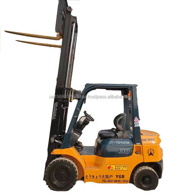 Camião elétrico Toyota 7F30 Utilizado com comprimento de garfo de 1000 mm