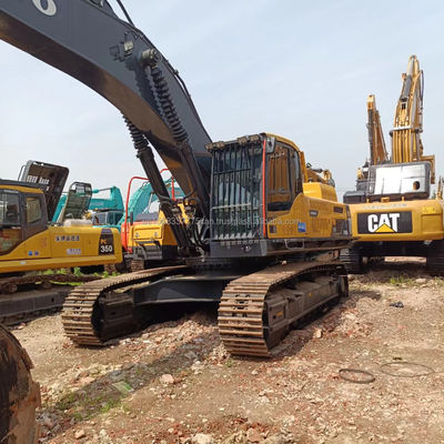 Excavadora VOLVO EC480DL usada com capacidade de balde de 3,8 M3 e cilindro hidráulico original