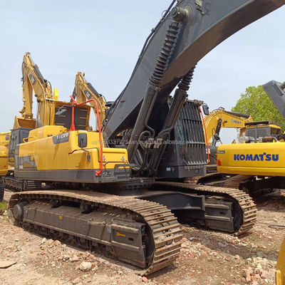 Excavadora VOLVO EC480DL usada com capacidade de balde de 3,8 M3 e cilindro hidráulico original