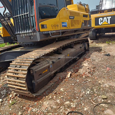 Excavadora VOLVO EC480DL usada com capacidade de balde de 3,8 M3 e cilindro hidráulico original