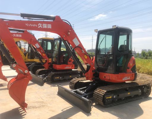 Envio Gratuito 25 kW Kubota KX U55 Pequena Micro Escavação Chinesa EPA Ton 5,5 Ton Mini Excavadora
