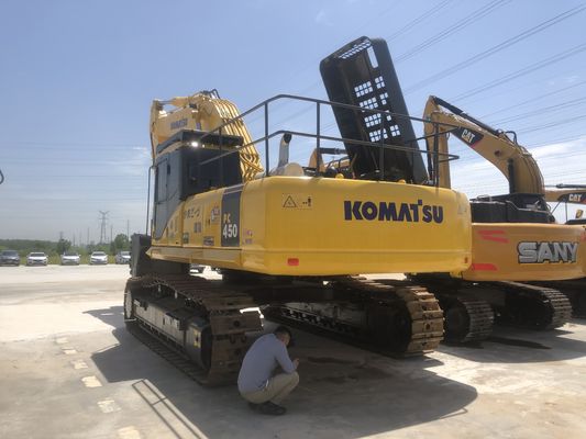 Japão Excavadora hidráulica de rastreamento Komatsu PC450 45 toneladas com capacidade de balde 2M3