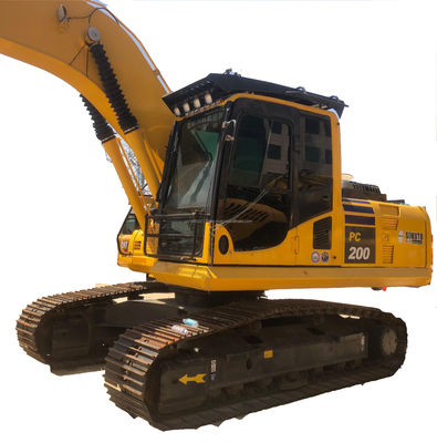 Japão Usado Komatsu PC200 Hydraulic Crawler Excavator com excelente e motor de 195kw