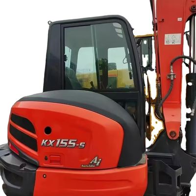 Excavadora 90% Kubota KX U55 com cilindro hidráulico original e poucas horas de trabalho
